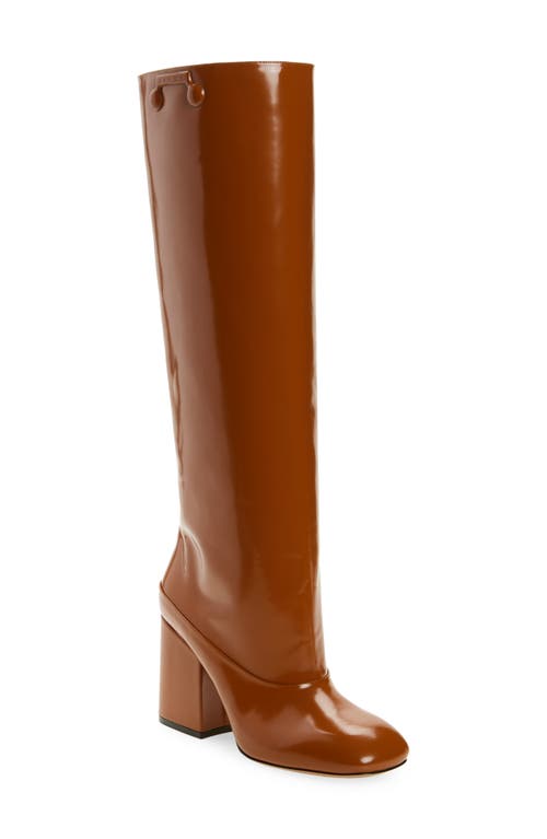 Marni Trunkaroo Knee High Boot In Brown