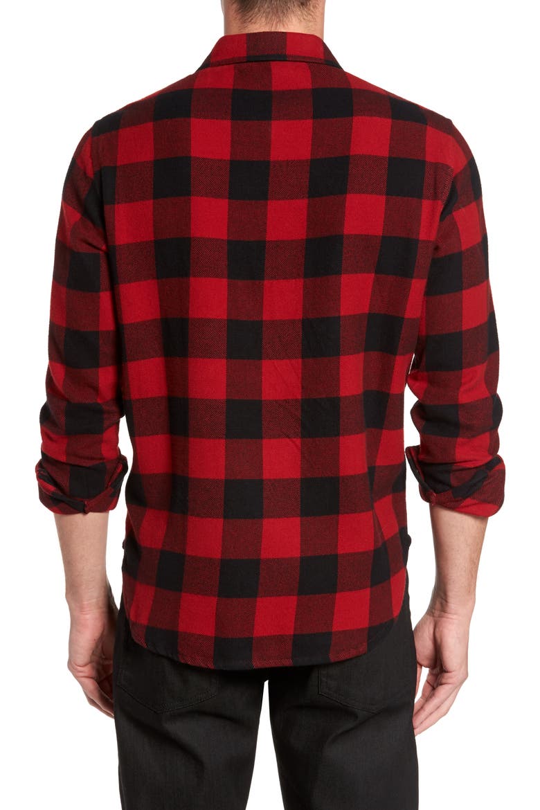 Buffalo Check Shirt Jacket, Alternate, color, BUFFALO PLAID