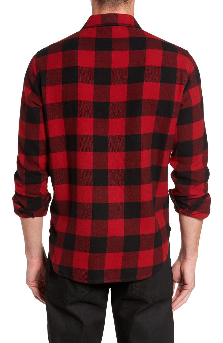 FRAME Buffalo Check Shirt Jacket, Alternate, color, 