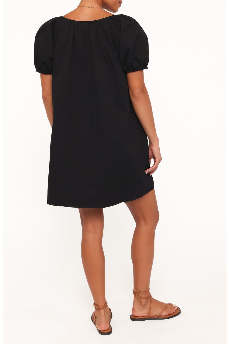 Marty Minidress, Alternate, color, BLACK