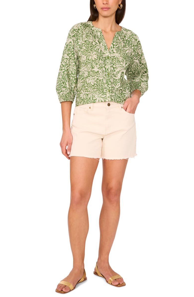 Vince Camuto Floral Button-Up Shirt, Alternate, color, 