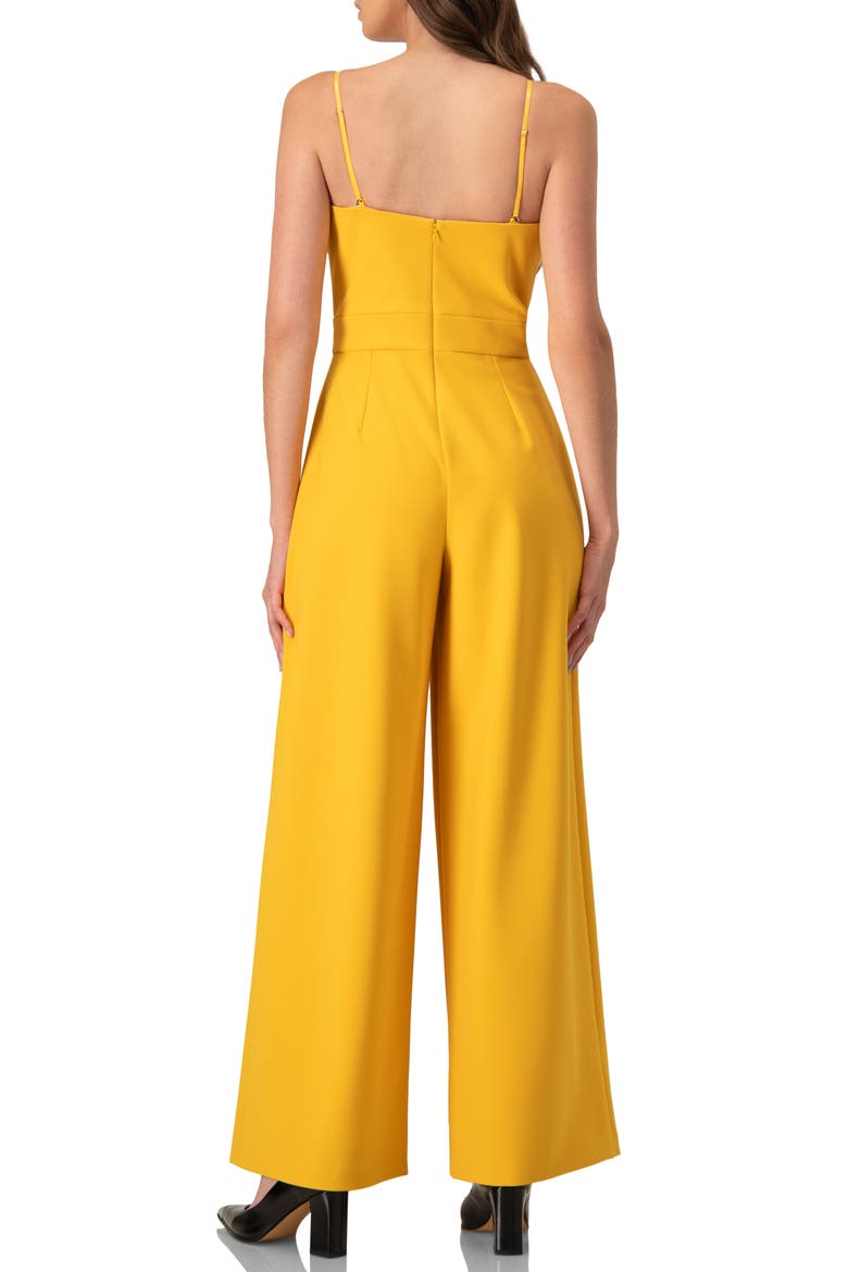 Wide-Leg Yellow Jumpsuit, Alternate, color, Yellow
