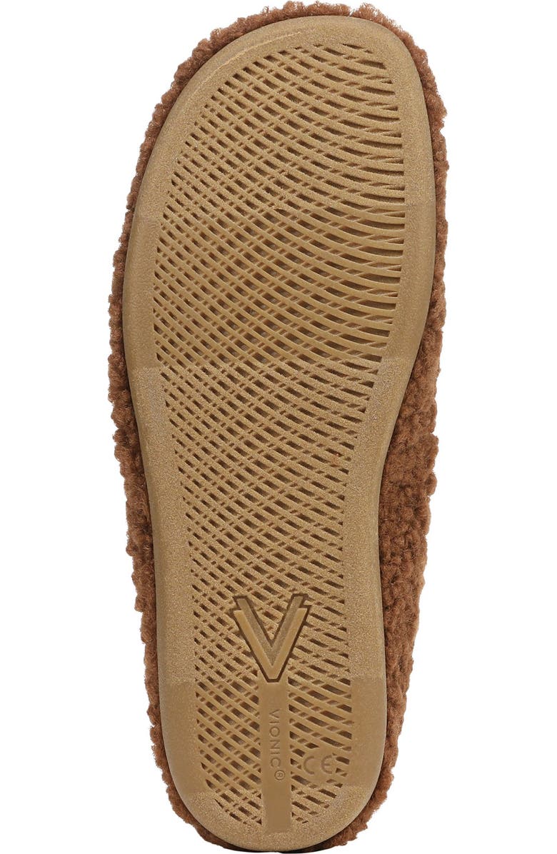 Vionic Snuggle Faux Shearling Slipper, Alternate, color, Hazelnut