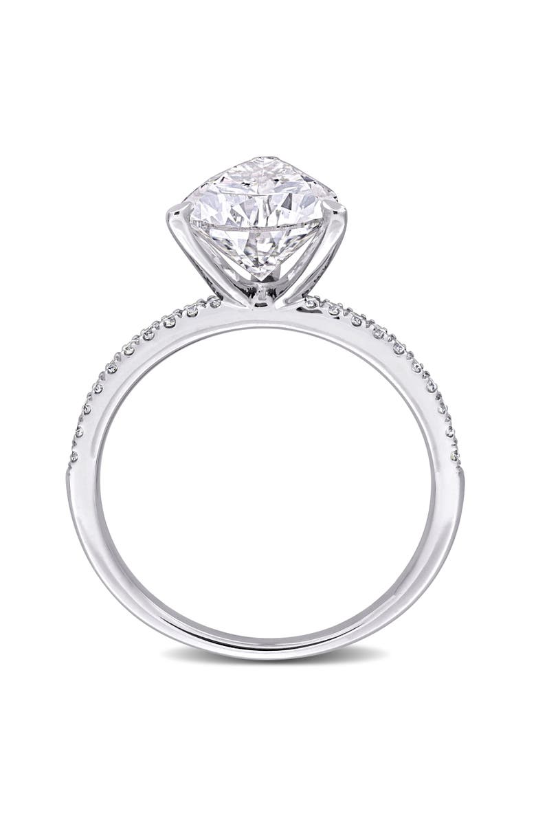 Julianna B. 3-1/6 CTW Lab-Grown Diamond Pear Solitaire Ring 14k, Alternate, color, White Gold