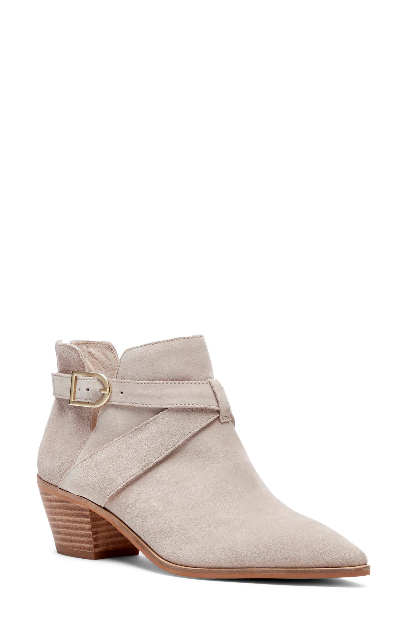 Lanica Bootie, Main, color, LATTE SUEDE