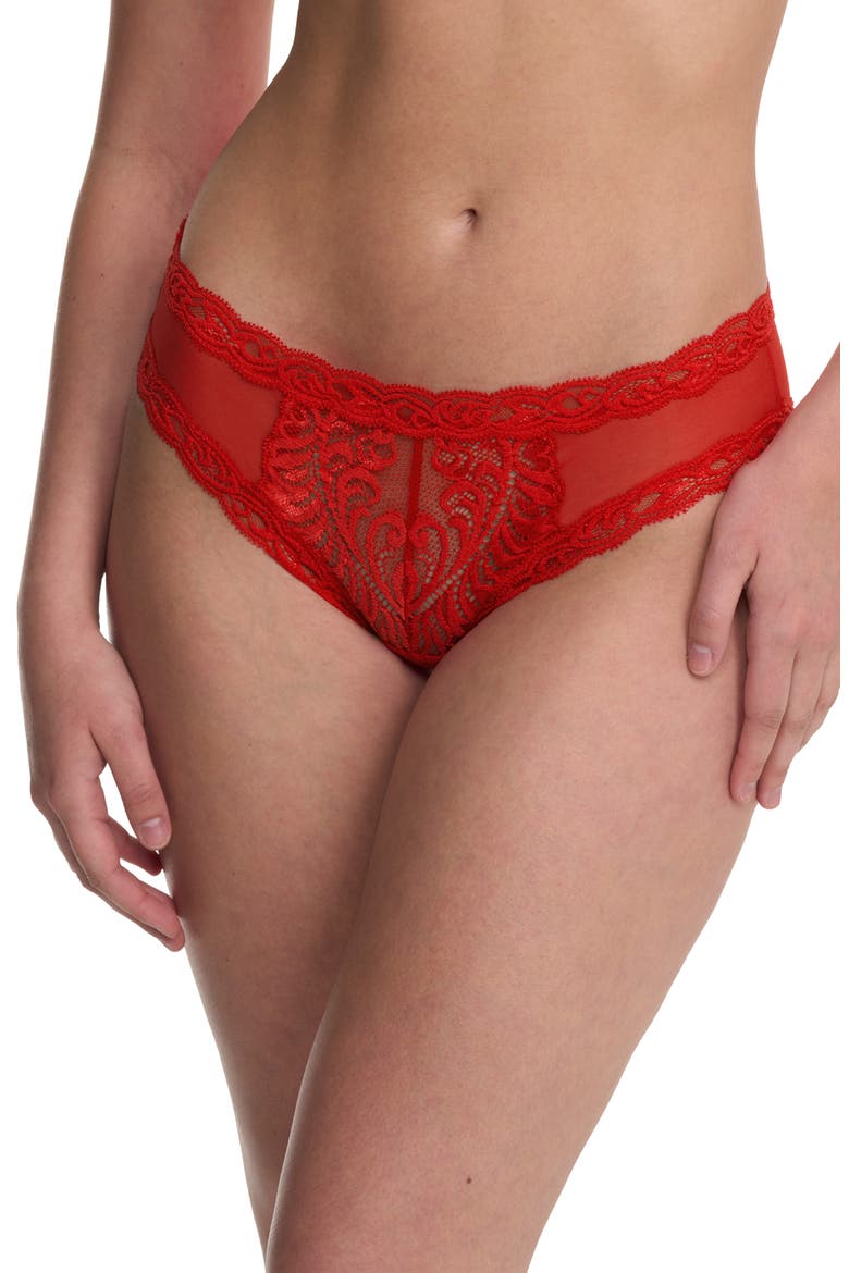 Feathers Hipster Briefs, Main, color, PAPRIKA