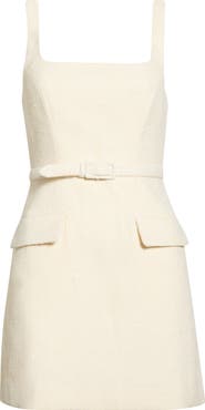 ASTR the Label Adelyn Belted Tweed Minidress