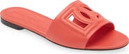 Dolce&Gabbana Bianca Interlock Slide Sandal