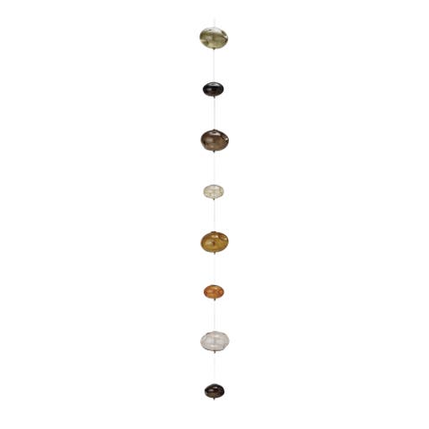 Azure Bubbles Hand-Blown Garland, Brown