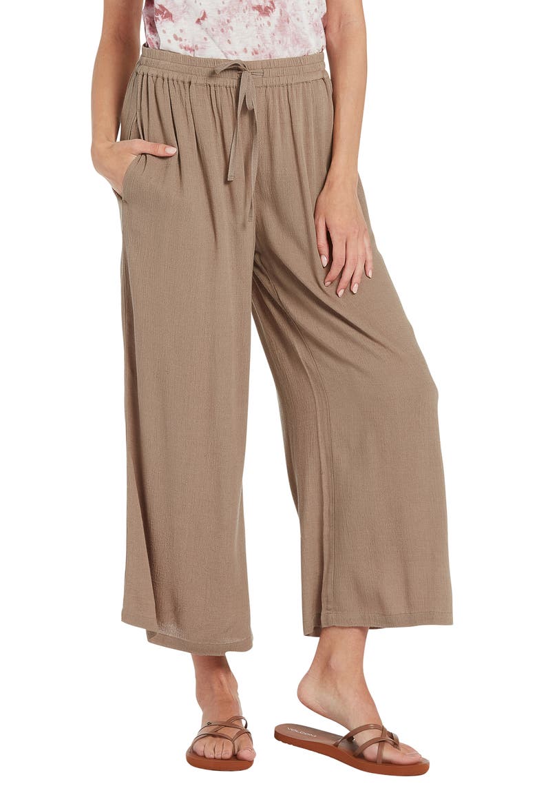 Morning Stone Wide Leg Pants, Main, color, STONE