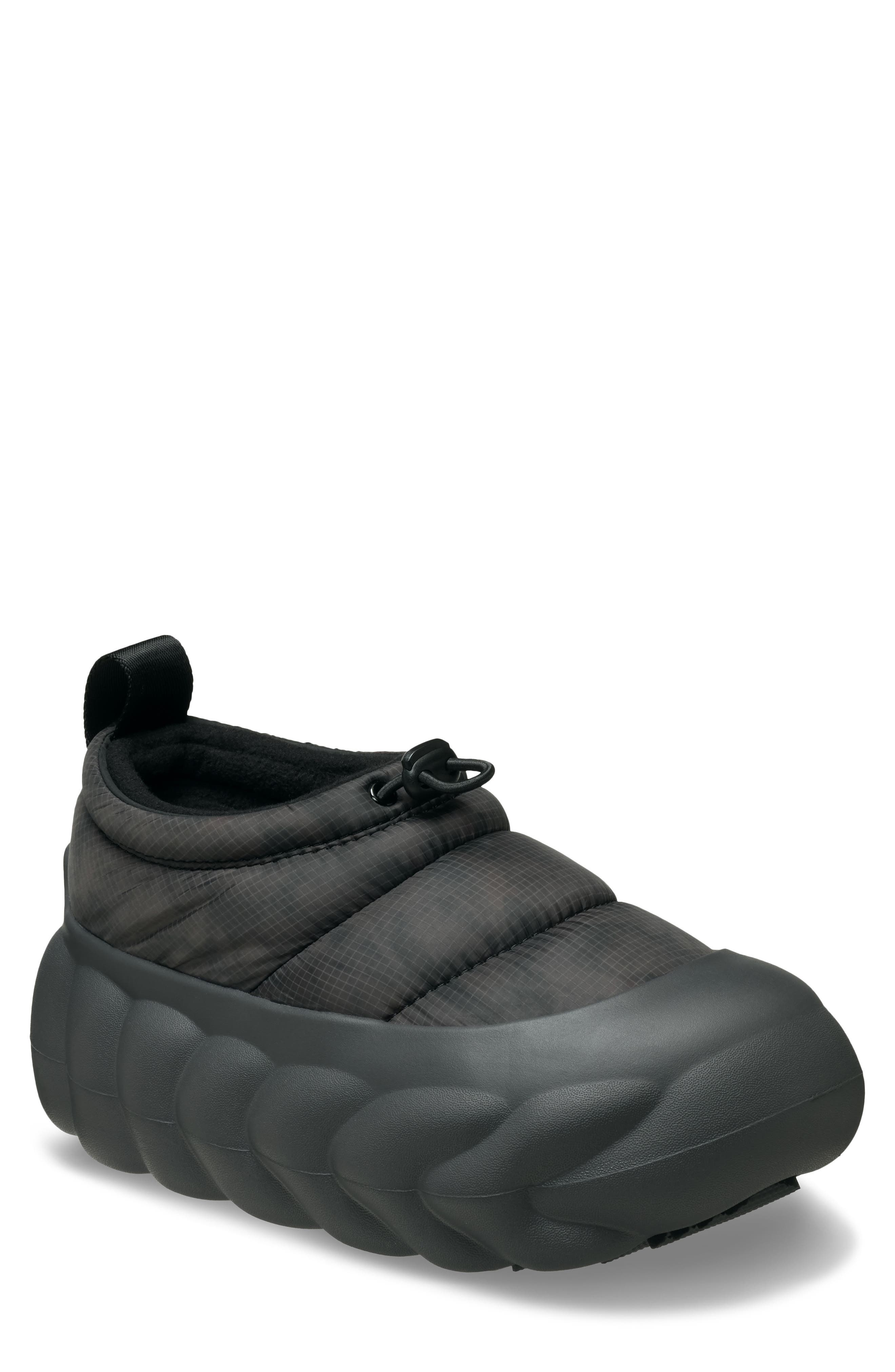 CROCS Overpuff Shorty Clog, Main, color, Black