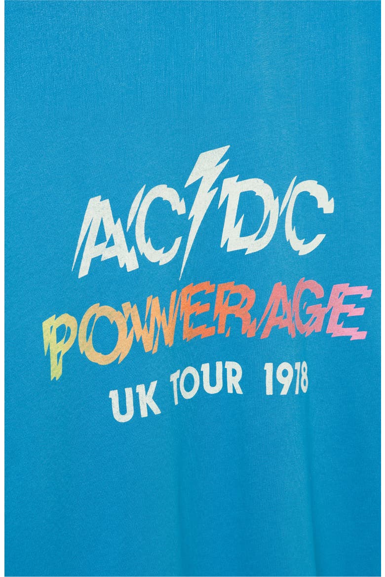 AC/DC Powerage Cotton Graphic T-Shirt, Alternate, color, BLUE ASTER