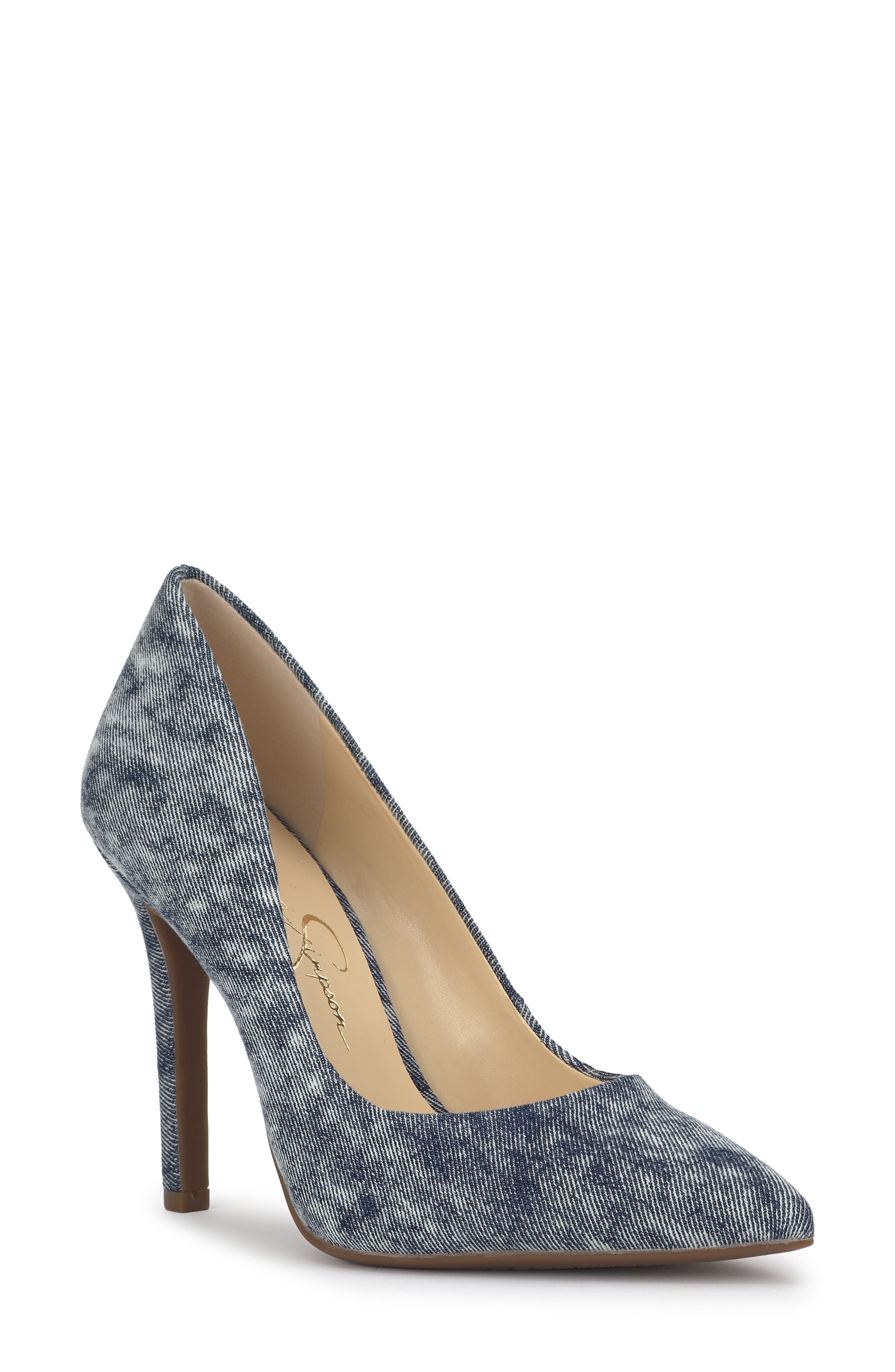 Jessica Simpson Cassani Pointy Toe Pump, Main, color, Shadow Blue