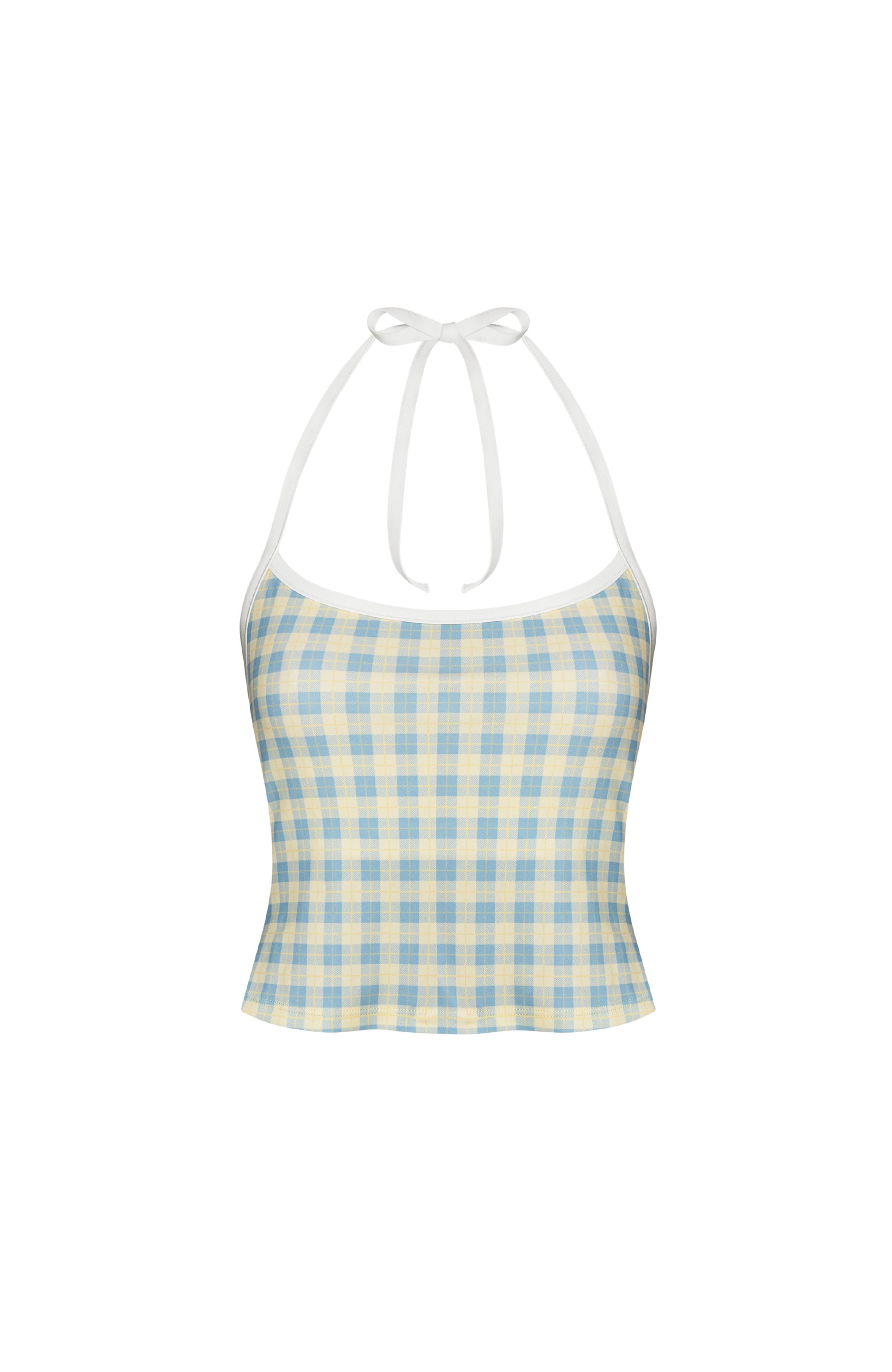 selected Light Blue Plaid