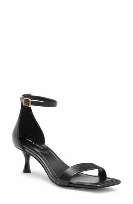 Vince Camuto Vinkely Square Toe Kitten Heel Sandal