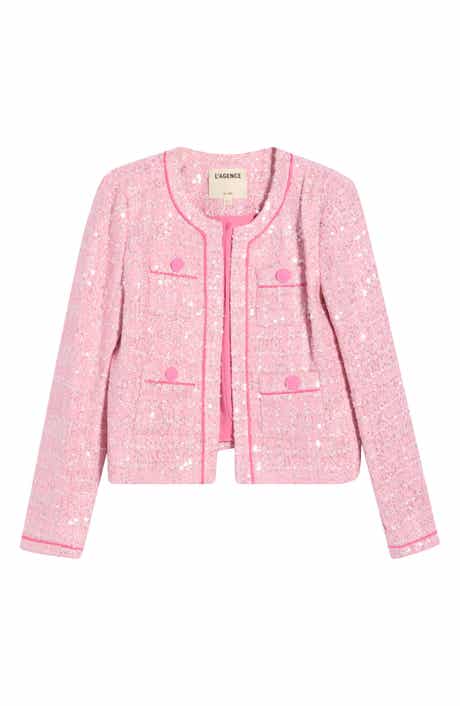 Niko Bracelet Sleeve Tweed Jacket