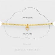 Estella Bartlett Sienna Croissant Beaded Stretch Bracelet