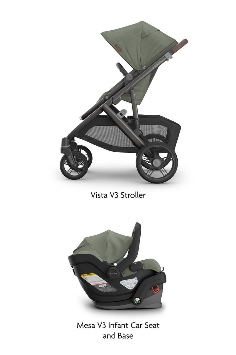 Vista V3 Stroller & Mesa V3 Infant Car Seat Travel System, Alternate, color, EVELYN