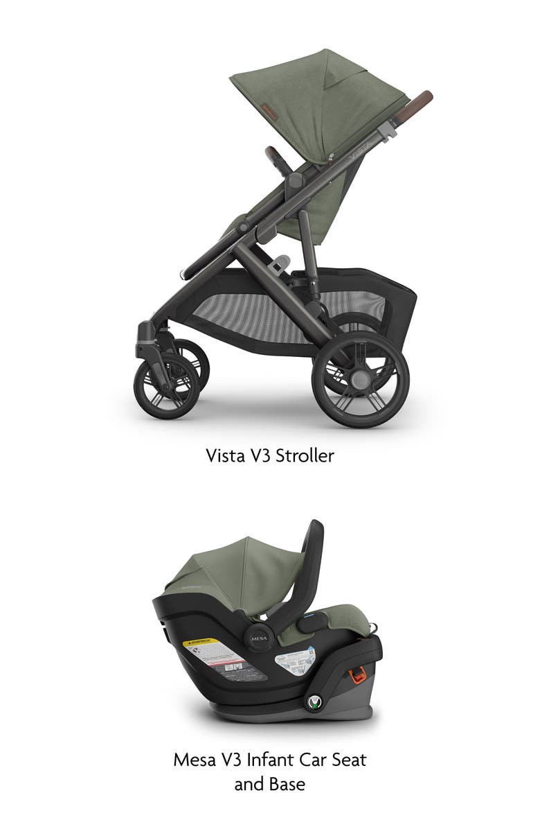 UPPAbaby Vista V3 Stroller & Mesa V3 Infant Car Seat Travel System, Alternate, color, Evelyn