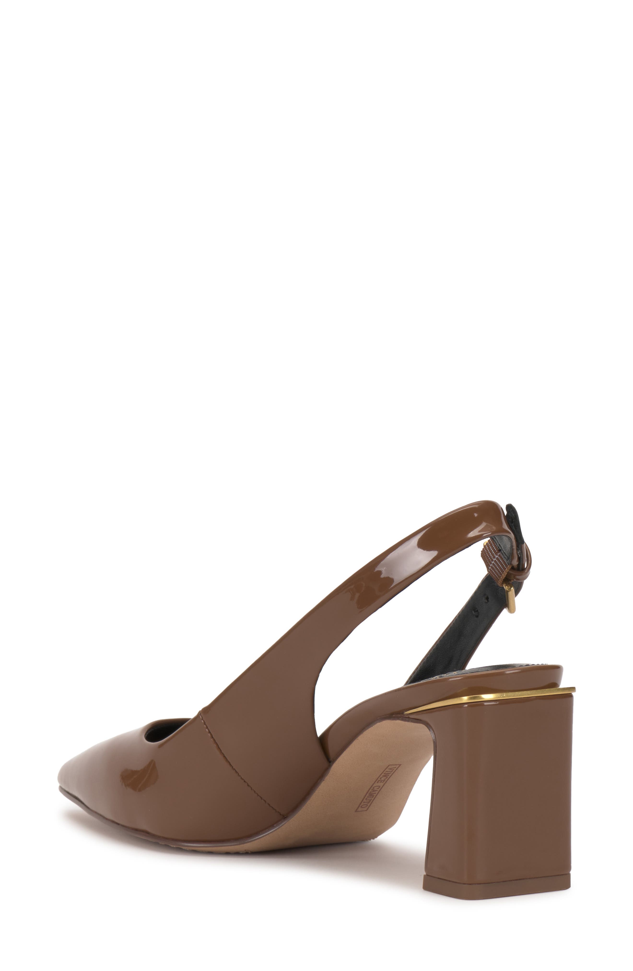 Hamden Pointed Toe Slingback Pump, Alternate, color, BURNT SUGAR