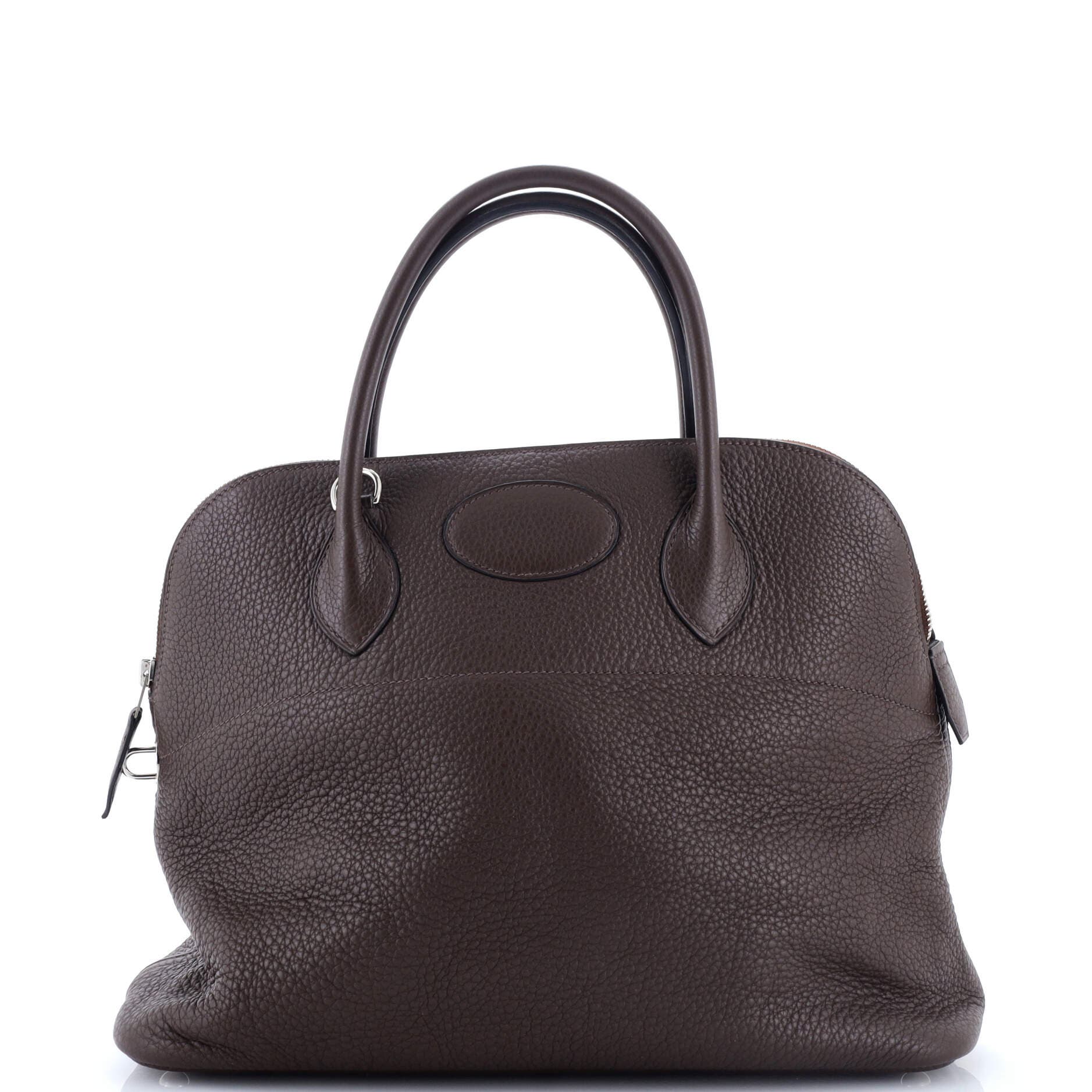 Pre-Owned Hermes Bolide Bag Clemence 31, Main, color, Chocolat
