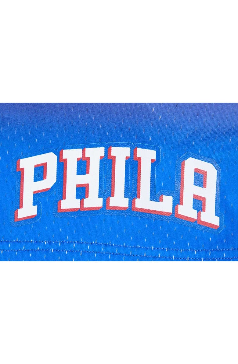 PRO STANDARD Men's Post Tyrese Maxey Royal/Red Philadelphia 76ers Ombre Name & Number Shorts, Alternate, color, Royal