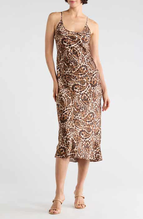 Chalia Silk Midi Slipdress