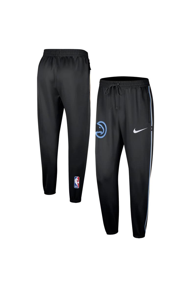 Men's Nike Black Atlanta Hawks 2023/24 City Edition Authentic Showtime Performance Pants, Main, color, Black