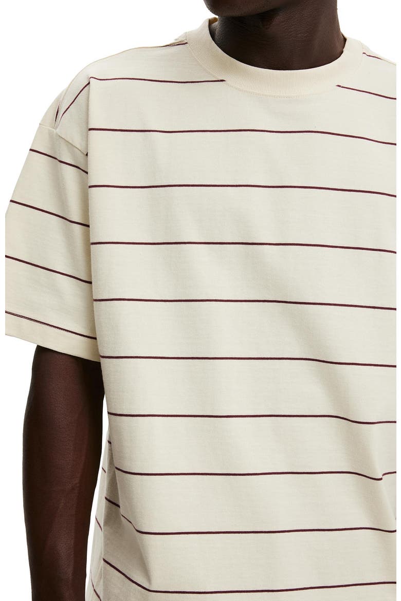Men's Box Fit T-Shirt, Alternate, color, Creampuff  True Burgundy