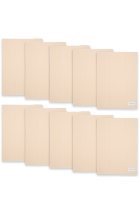 Cotton Burp Cloths - Pack of 10