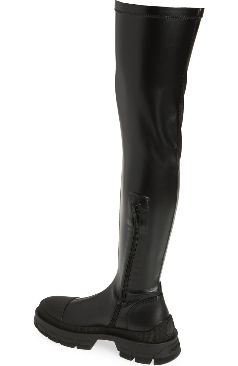 Moncler Hevea Over the Knee Boot, Alternate, color,