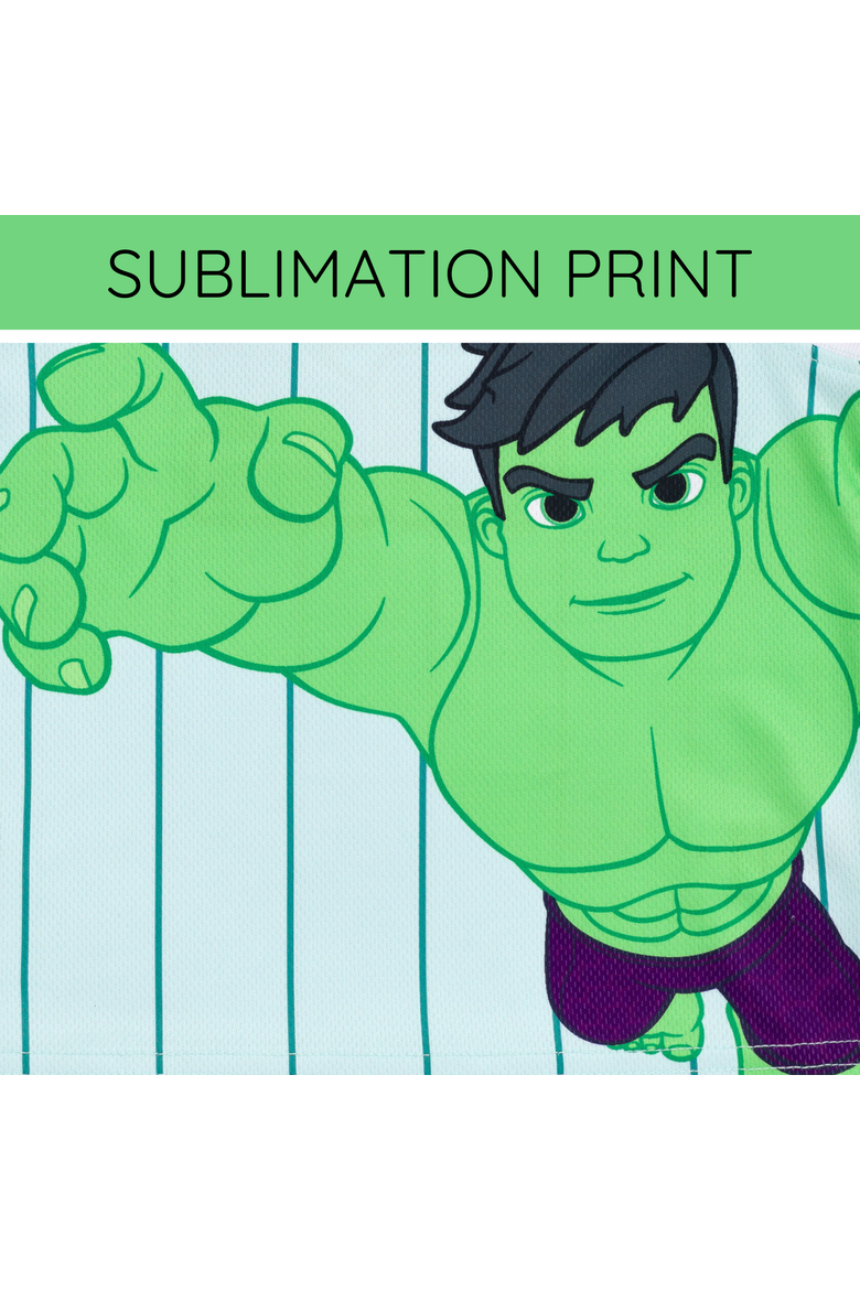 Spidey and His Amazing Friends Athletic Mesh Tank Top and Shorts Set, Alternate, color, Hulk Light Blue