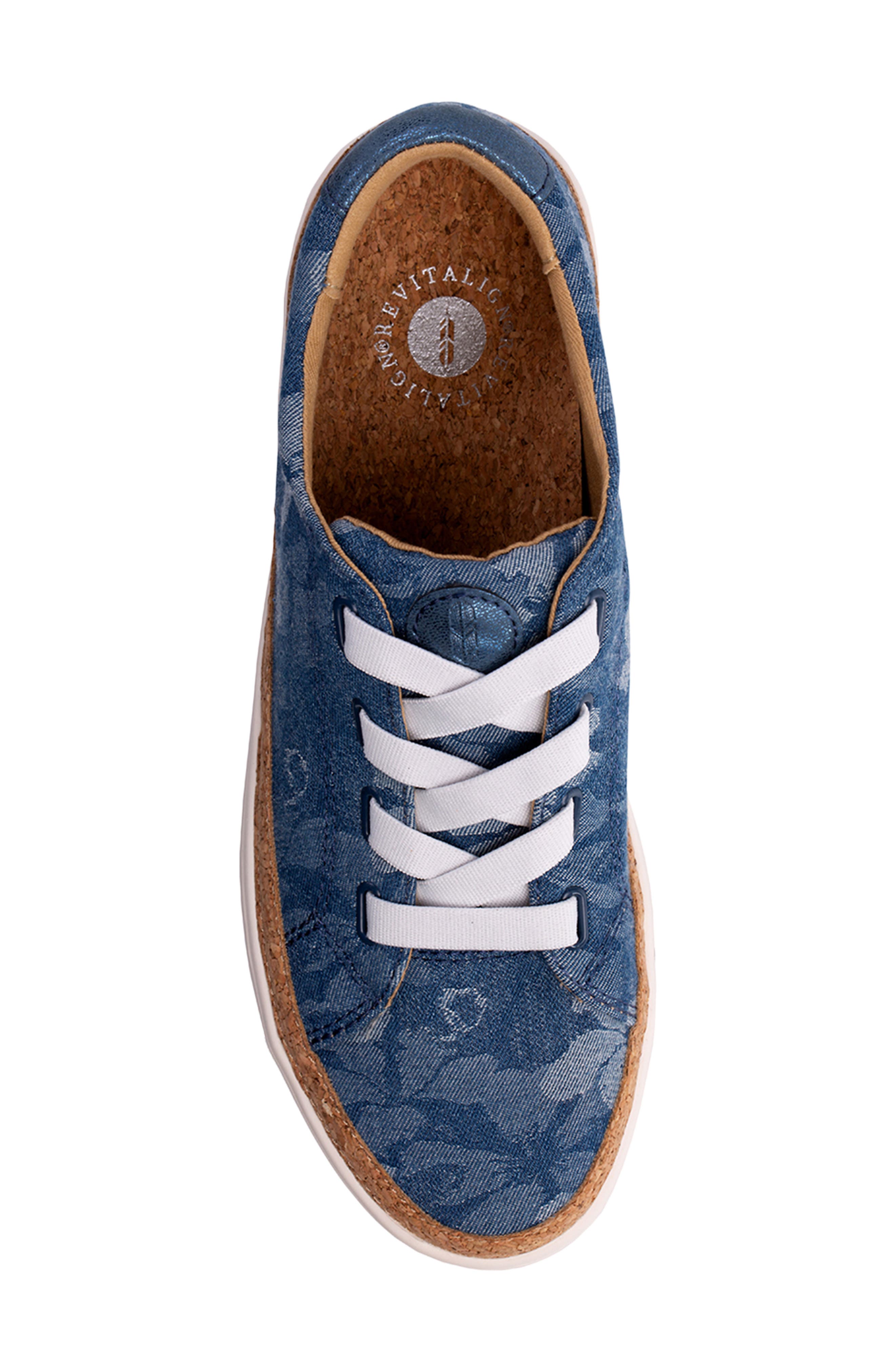 Hermosa Sneaker, Alternate, color, DENIM FLORAL