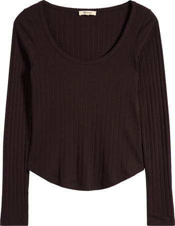 Her lip to 隔て Airy Brush Knit Top black M 