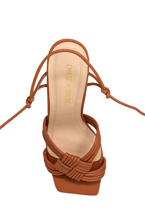 Chase & Chloe Chase And Chloe Jayden Ankle Wrap Sandal