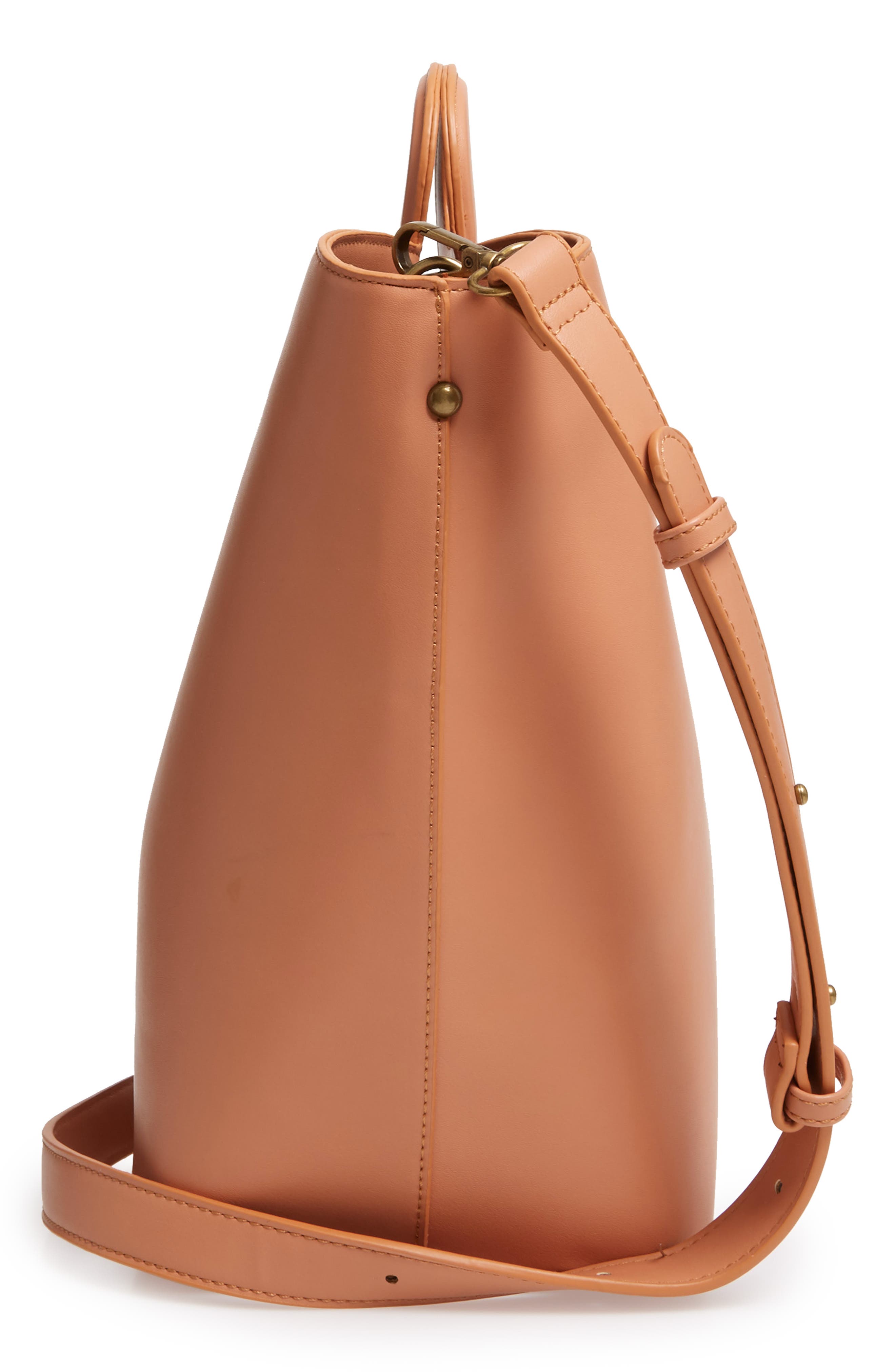 Malibu Skye Large Faux Leather Tote, Alternate, color, 