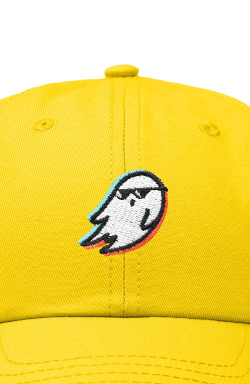 Dalix Ghost Life Embroidered Casual Cap In Gold