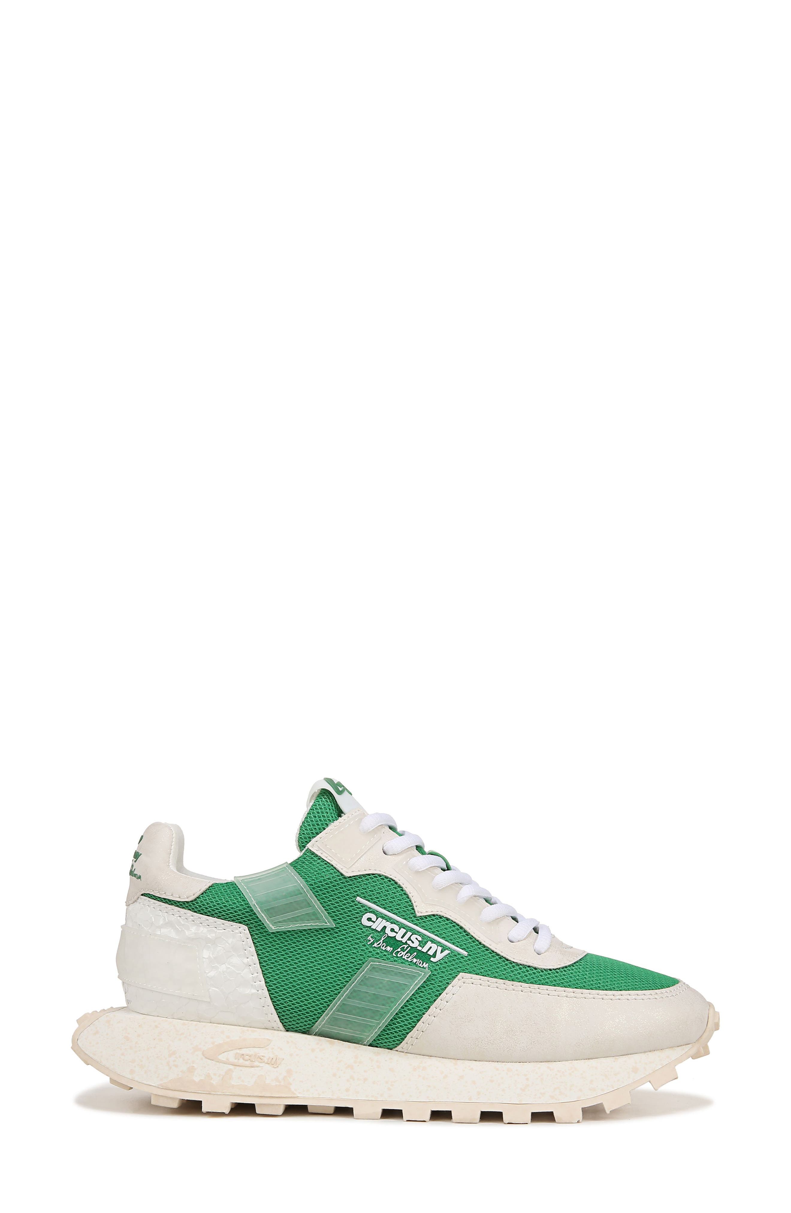 Circus NY by Sam Edelman Devyn Sneaker, Alternate, color, White/ Green