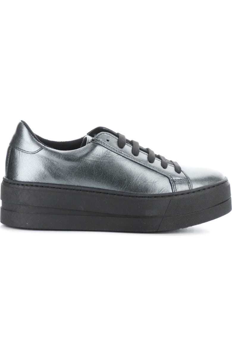 Bos. & Co. Maya Platform Sneaker, Alternate, color, Carbon Metallic Leather
