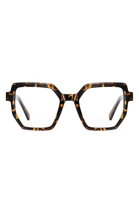 Monroe 48mm Square Blue Light Blocking Glasses