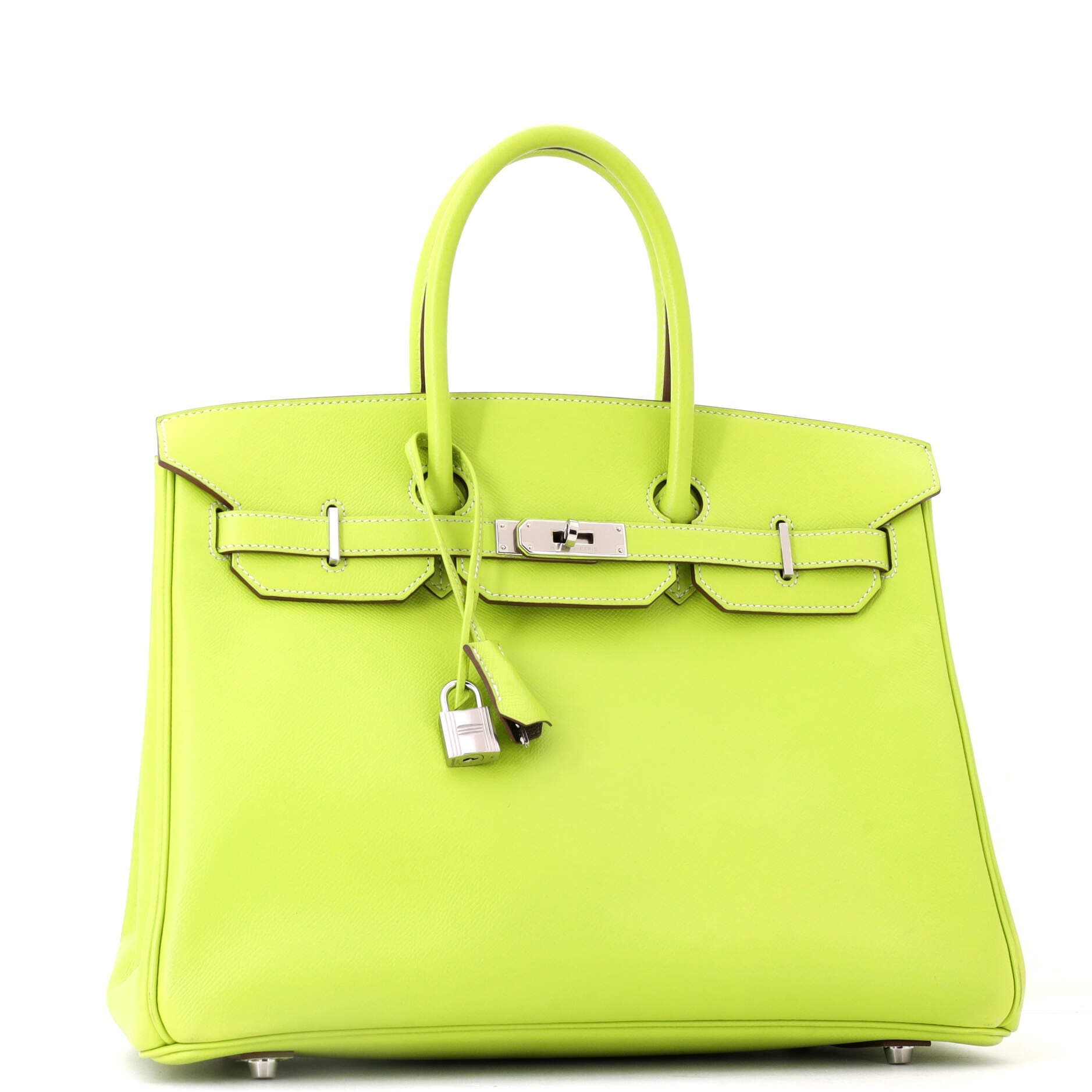 Pre-Owned Hermes Candy Birkin Bag Epsom 35, Alternate, color, Candy - Kiwi/Lichen