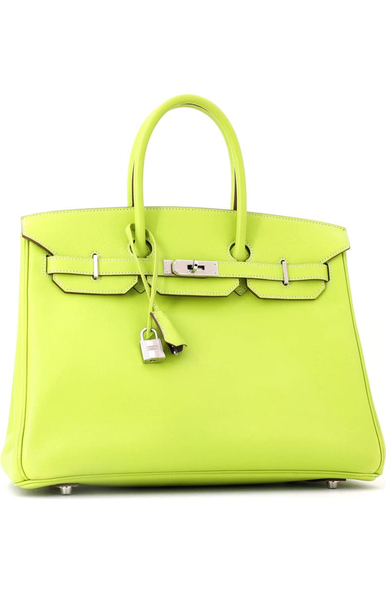 Pre-Owned Hermes Candy Birkin Bag Epsom 35, Alternate, color, Candy - Kiwi/Lichen