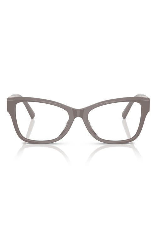 Tiffany & Co . 54mm Butterfly Optical Glasses In Chocolate Truffle/demo Lens