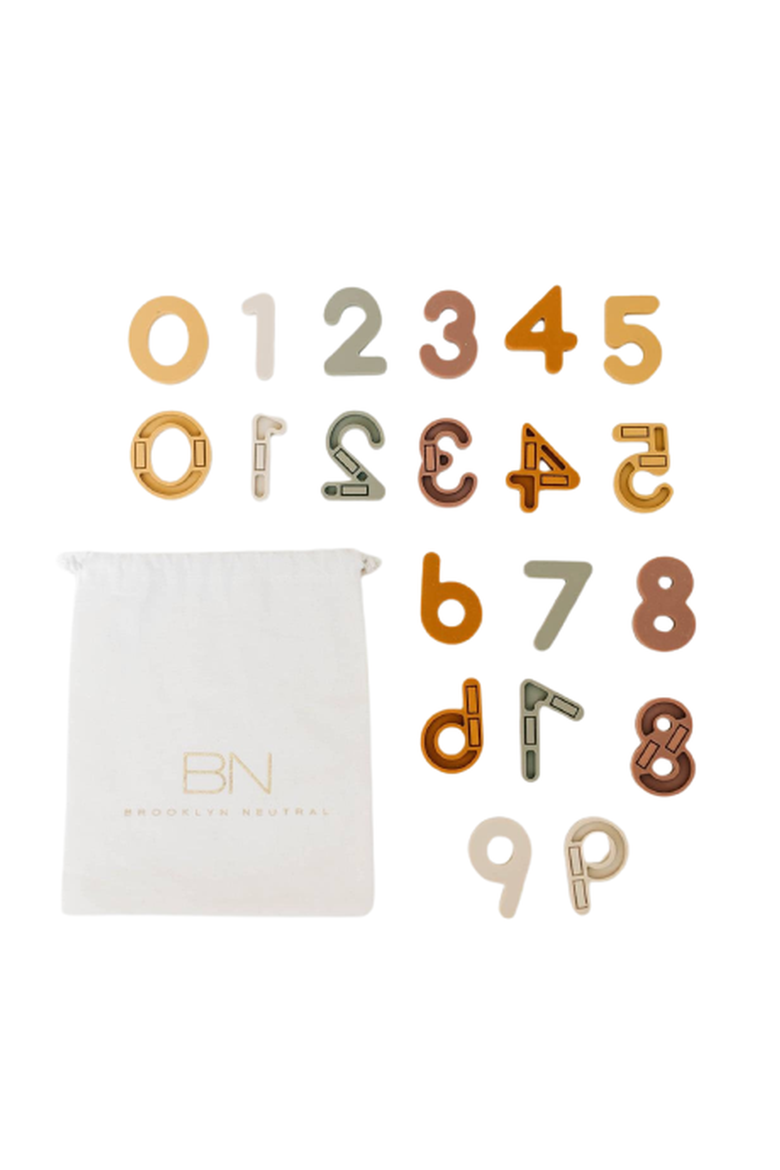 Silicone Magnetic Numbers Playset, Main, color, Neutral Colors