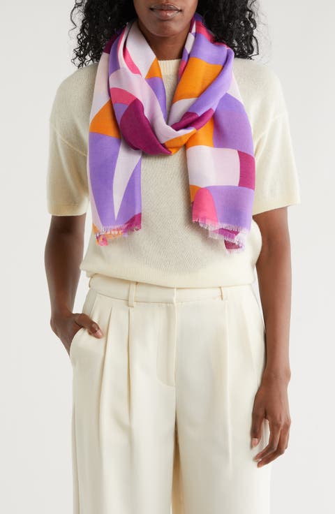 Abstract Print Scarf