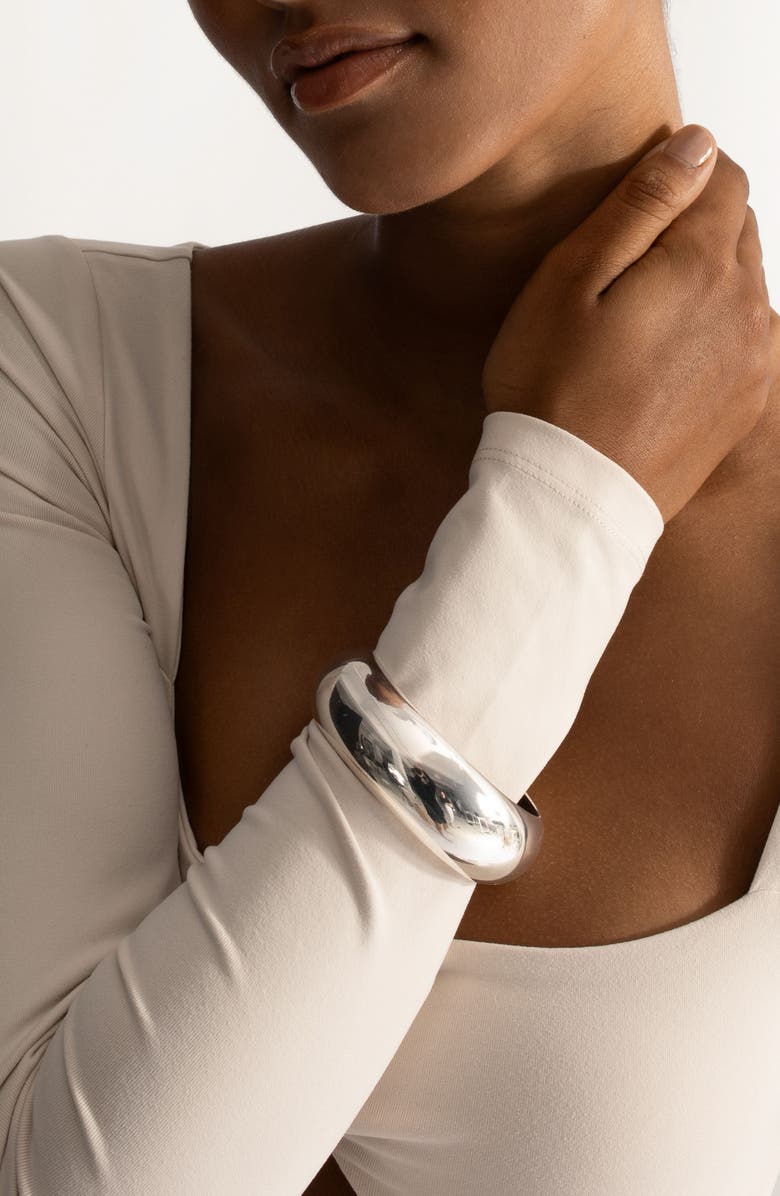 st. Moran Auguste Cuff Bracelet, Alternate, color, Silver