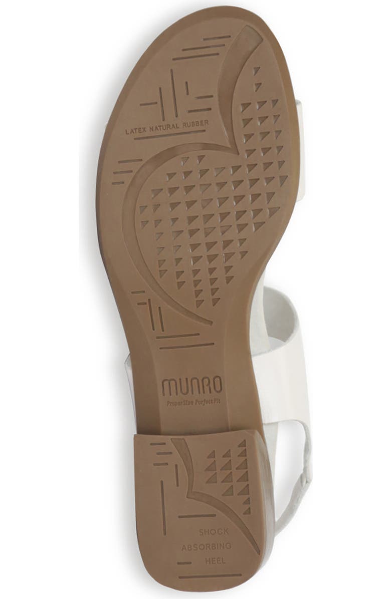 Munro Cleo Sandal - Multiple Widths Available, Alternate, color, White Stingray Leather