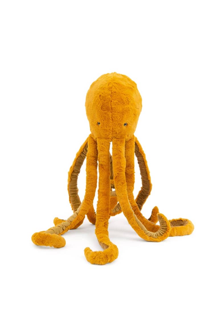 Octopus Plush (large) - Stuffed Toy, Alternate, color, Orange