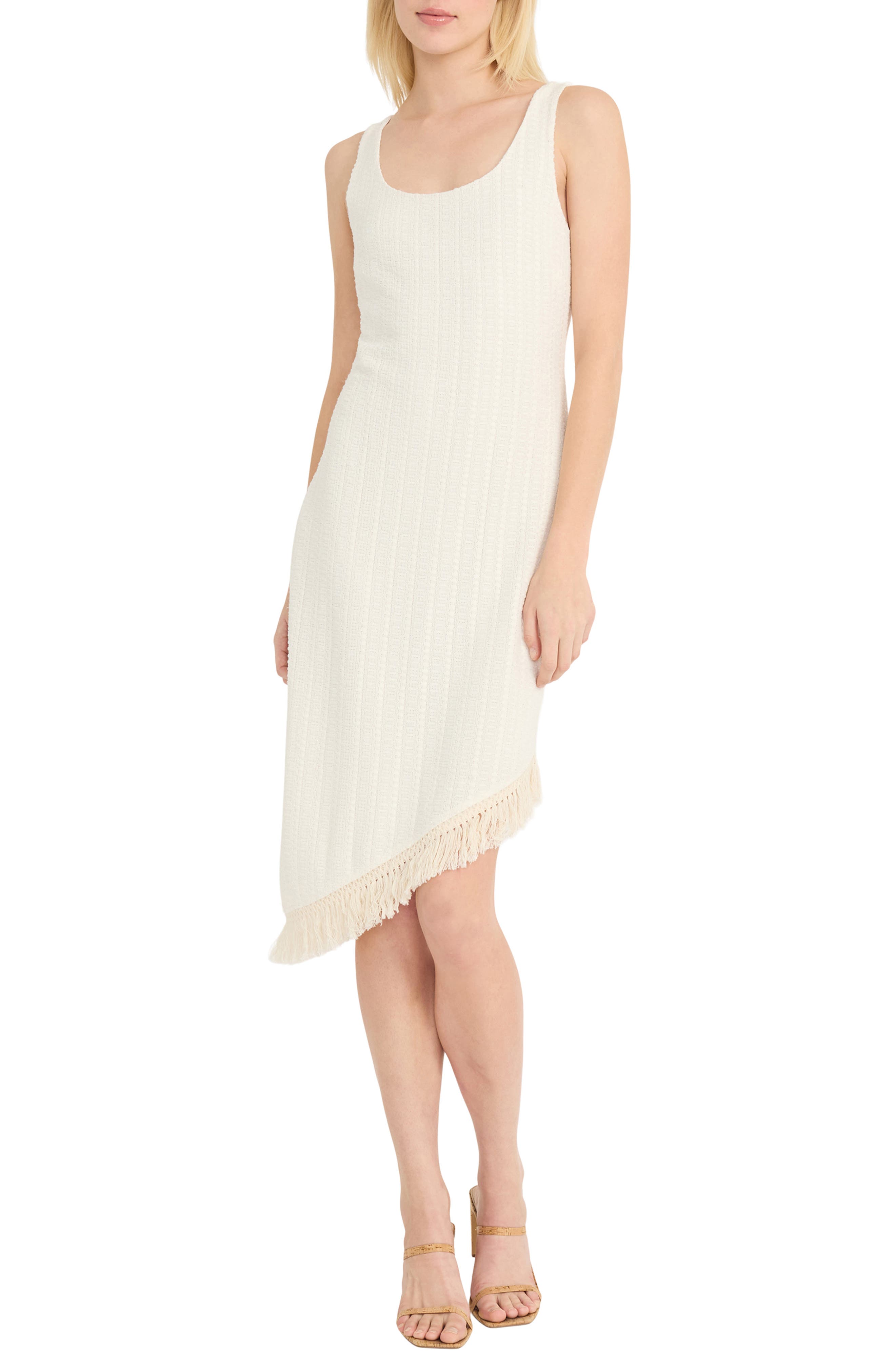 donna morgan for maggy sleeveless draped front asymmetric hem dress Sleeveless Draped Front Asymmetric Hem Dress (Women)