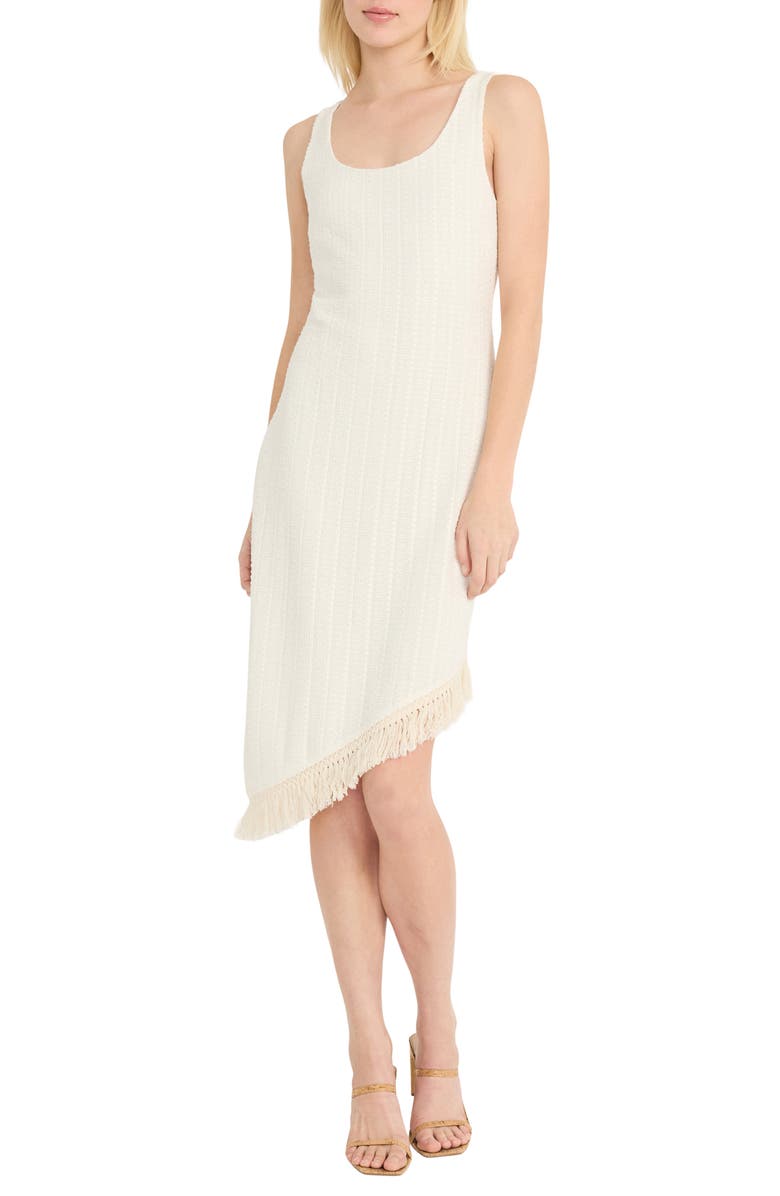 Donna Morgan Asymmetric Hem Dress, Main, color, 
